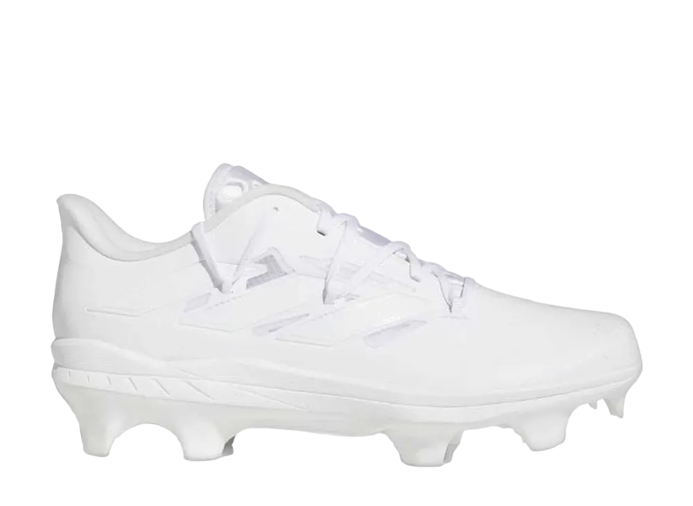 アディダス アディゼロ アフターバーナー9 TPU クリーツ "フットウェアホワイト/ゴールドメタリック"