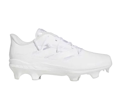 adidas Adizero Afterburner 9 TPU Cleats "Footwear White/Gold Metallic"