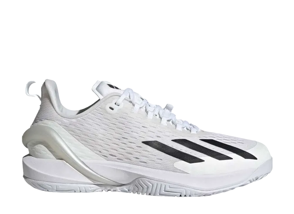アディダス アディゼロ サイバーソニック テニス "フットウェアホワイト/コアブラック/マットシルバー"
