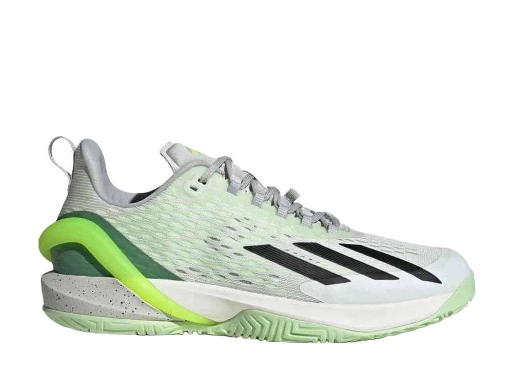 アディダス アディゼロ サイバーソニック テニス "クリスタルジェイド/コアブラック/ルシッドレモン"