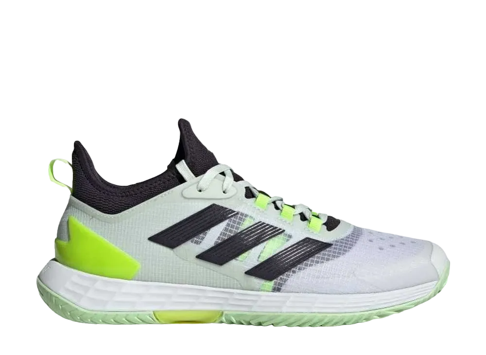アディダス アディゼロ ウーバーソニック4.1 テニス "フットウェアホワイト/オーロラブラック/ルシッドレモン"