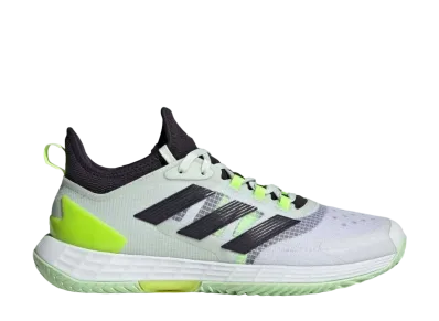 adidas Adizero Ubersonic 4.1 Tennis "Footwear White/Aurora Black/Lucid Lemon"