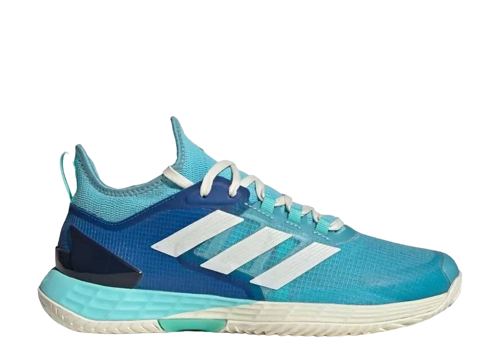 アディダス アディゼロ ウーバーソニック4.1 テニス "ライトアクア/オフホワイト/フラッシュアクア"