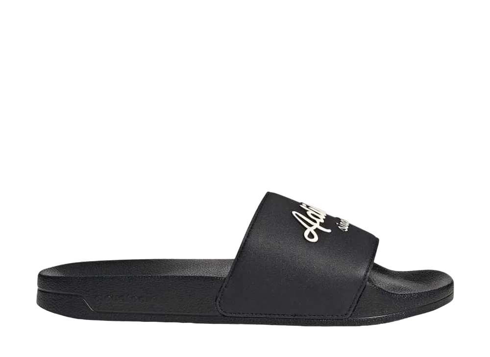 アディダス アディレッタ シャワー スライド "コアブラック/ワンダーホワイト"