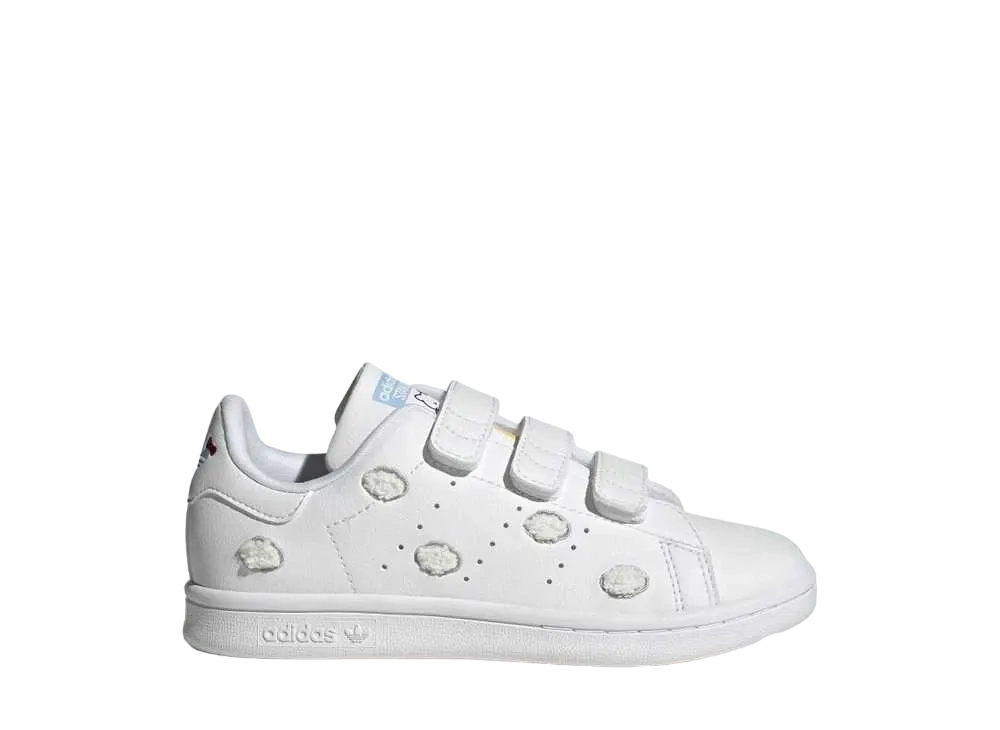 Hello Kitty × adidas KIDS Stan Smith Comfort Closure "Footwear White/Grey One/Glow Blue"