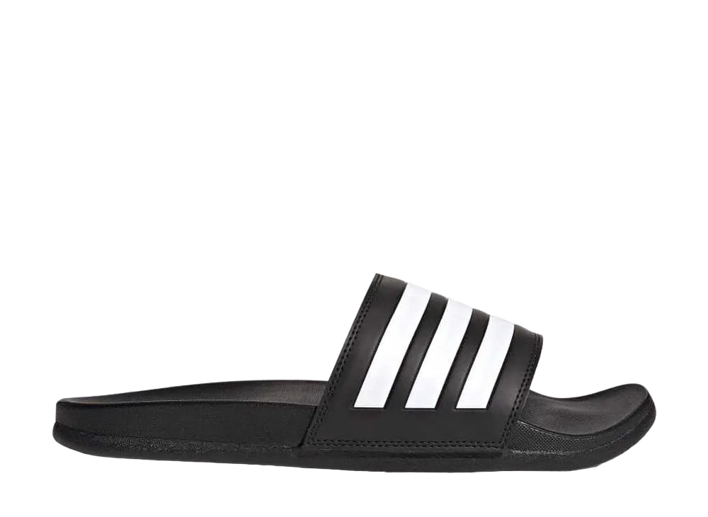 アディダス アディレッタ コンフォート スライド "コアブラック/フットウェアホワイト"