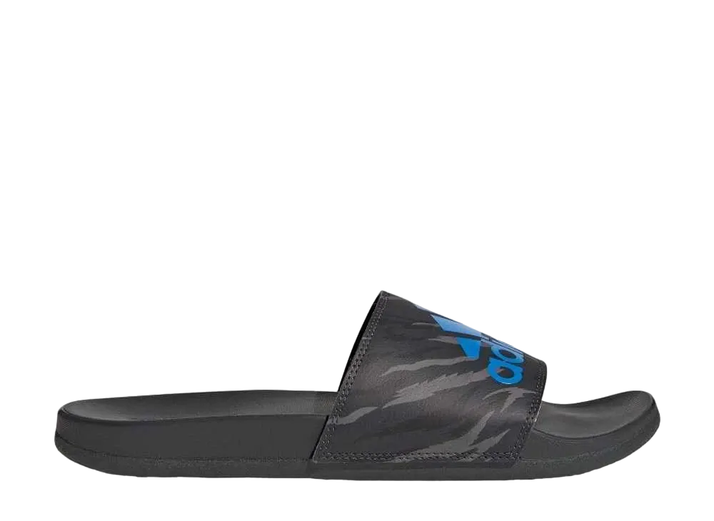 アディダス アディレッタ コンフォート サンダル "カーボン/ブルーラッシュ"