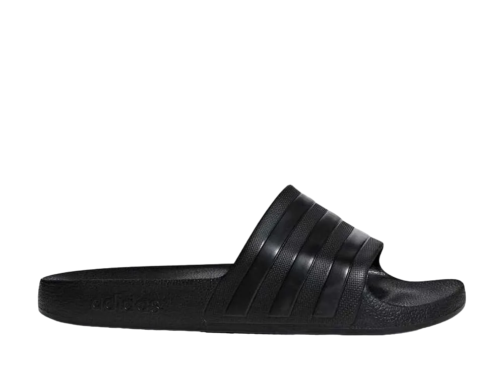 adidas Adilette Aqua Slides "Core Black"