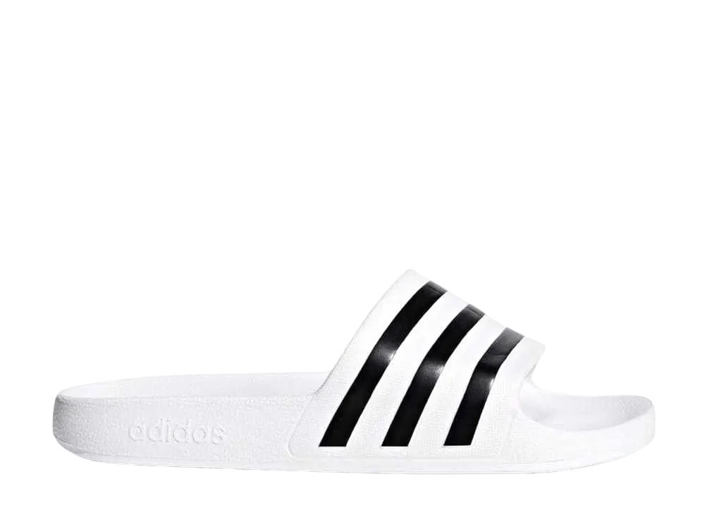 adidas Adilette Aqua Slides "Footwear White/Core Black"