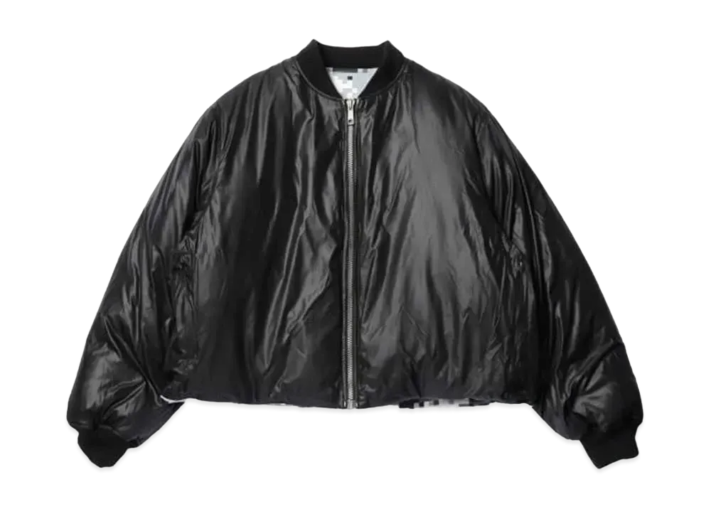 BEAMS Reversible Down Flight Jacket "Black"