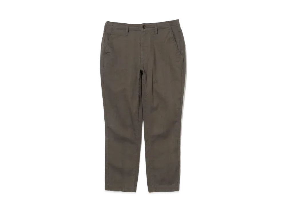 BEAMS Color Scheme Ankle Chino Pants 24SS "Chacoal"