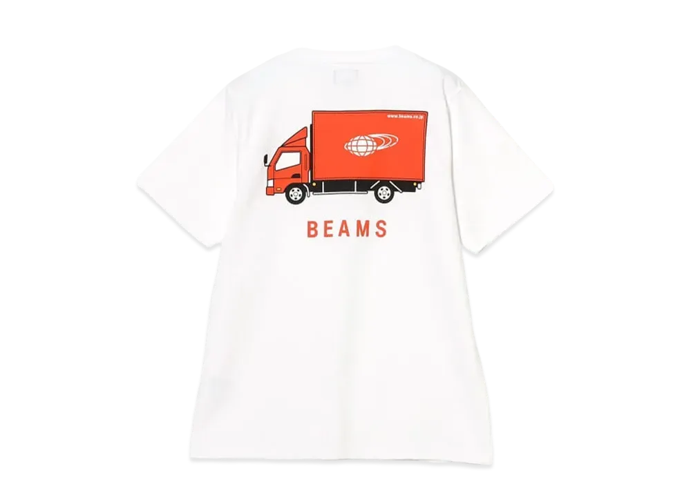 BEAMS Truck T-shirt "White"