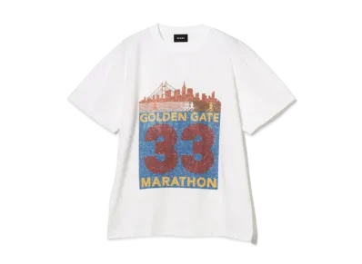 BEAMS Golden Gate Marathon Tee "White"