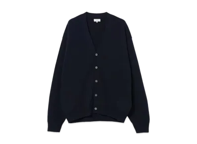 BEAMS Relaxed Solid Cardigan "Navy"