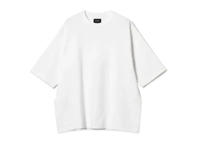 BEAMS Side Pocket Loose T-shirt "White"
