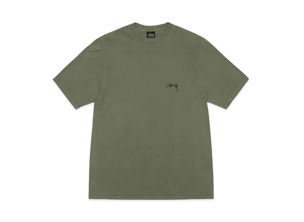 Stussy Smooth Stock Pigment Dyed T-Shirt "Olive"