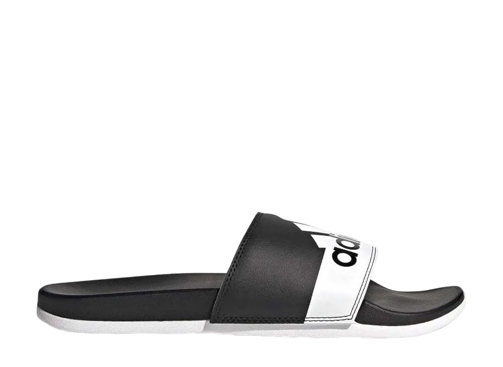 アディダス アディレッタ コンフォート サンダル "コアブラック/フットウェアホワイト"