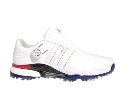 adidas Tour 360 Boa 24 "Footwear White/Team Royal Blue"