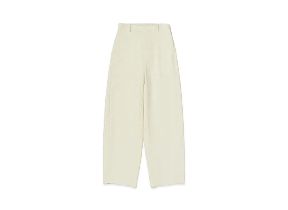 AURALEE Tense Wool Double Cloth Slacks "Ivory"