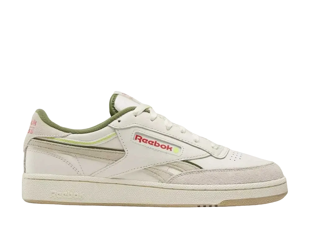 リーセス × リーボック クラブC リベンジ "チョーク/ベージュ/グリーン"