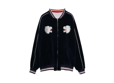 DAIRIKU "Polar Bear" Velor Ska Jamper "NAVY"