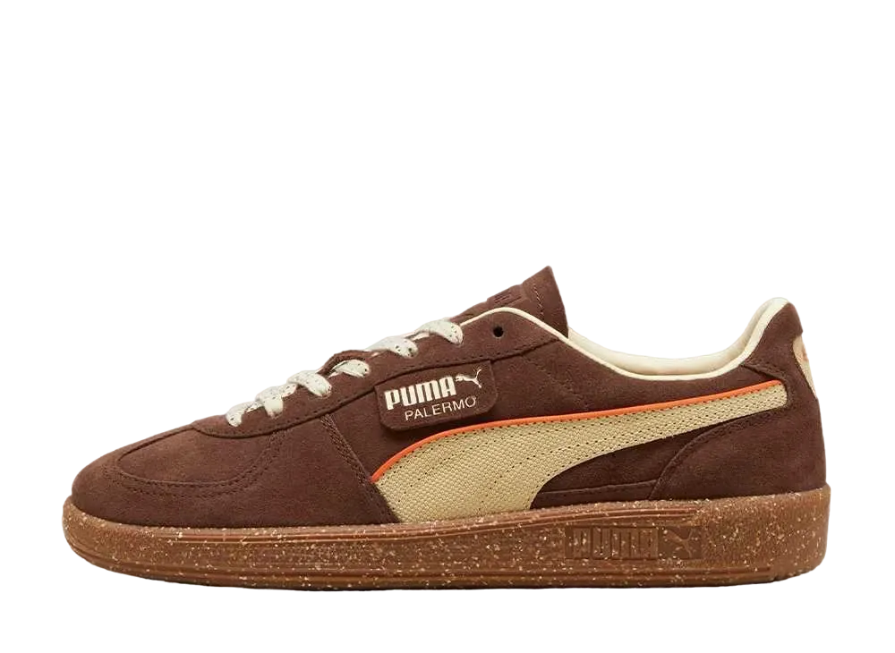 PUMA プーマ PALERMO BROWN スニーカー PUMA プーマ スニーカー PALERMO HAIRY パレルモ ヘアリー