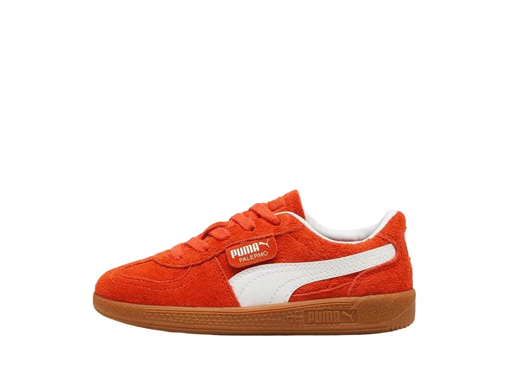 プーマ PS パレルモ "レッドメイジング/プーマホワイト" (キッズ)