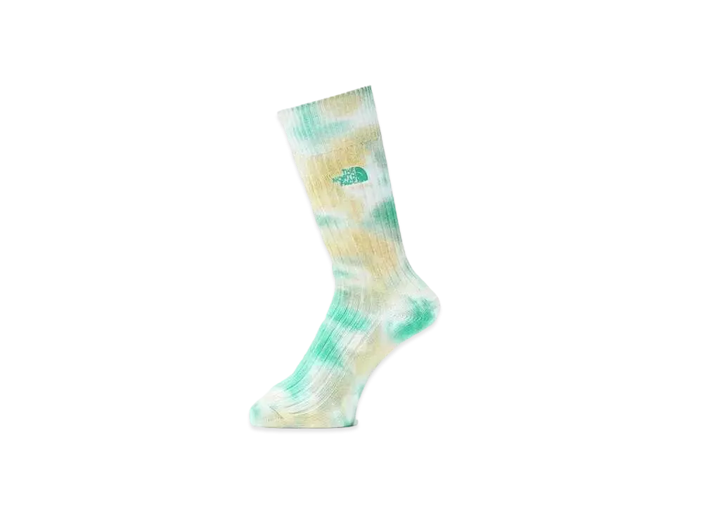The North Face Heavyweight Tie Dye Crew "Gardenia WhitexGeyser Aqua"
