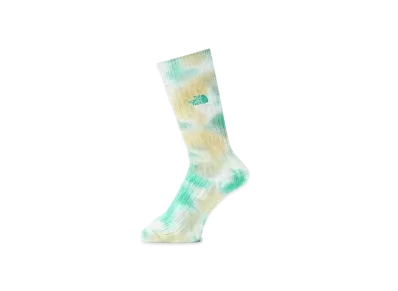 The North Face Heavyweight Tie Dye Crew "Gardenia WhitexGeyser Aqua"