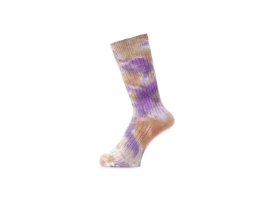 The North Face Heavyweight Tie Dye Crew "Utility BrownxTNF Purple"