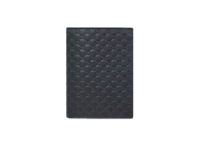 GUCCI Micro Guccissima Bi-fold Wallet "Black"