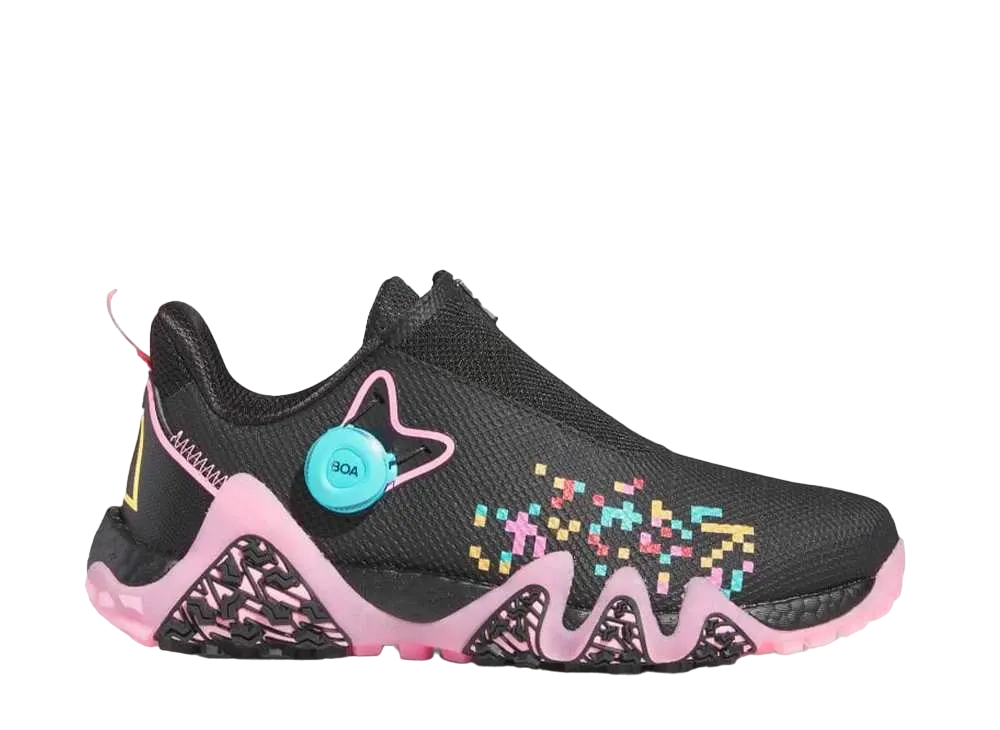 アディダス コードカオス 22 ボア "コアブラック/ソーラーゴールド/ビームピンク"