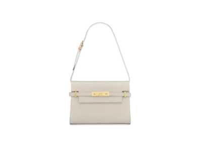 SAINT LAURENT Manhattan Small Shoulder Bag In Box Saint Laurent Leather "Vintage White"