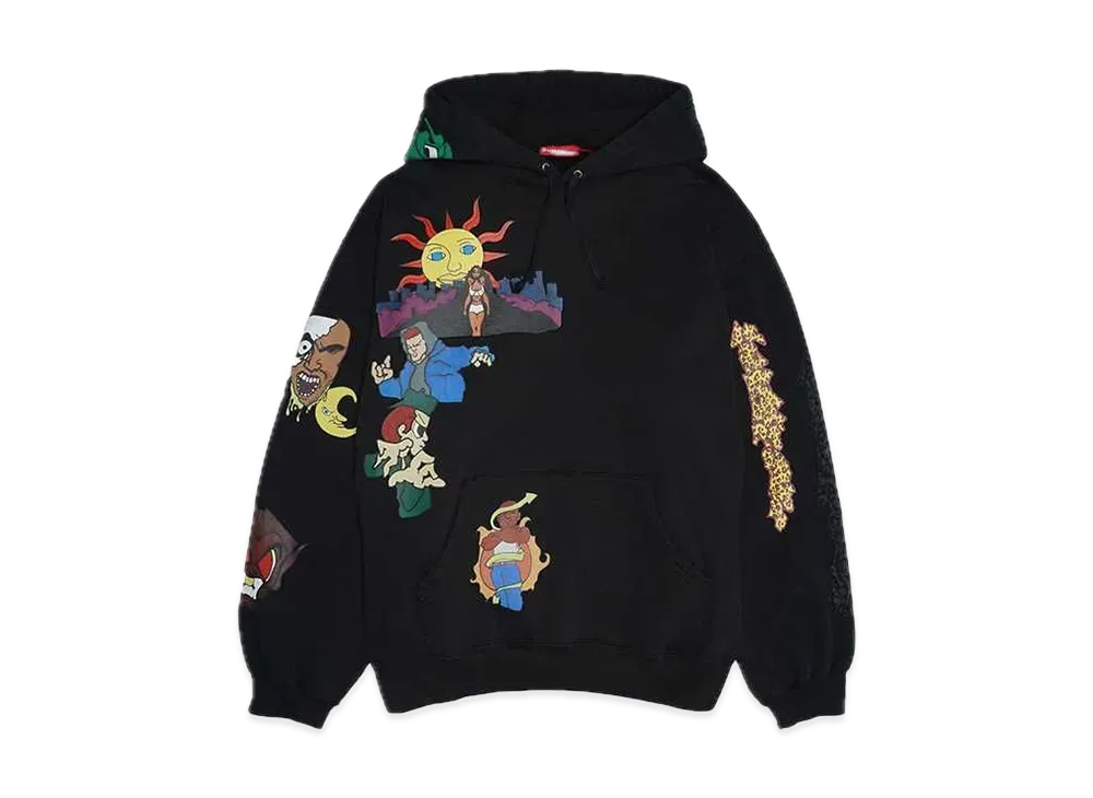 Supreme Sunrise Hooded Sweatshirt "Black"