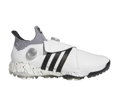 adidas Tour 360 Twin Boa "Footwear White/Core Black/Silver Metallic"
