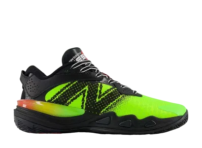 New Balance Hesi Low V2 "Pixel Green/Black/Neo Flame"