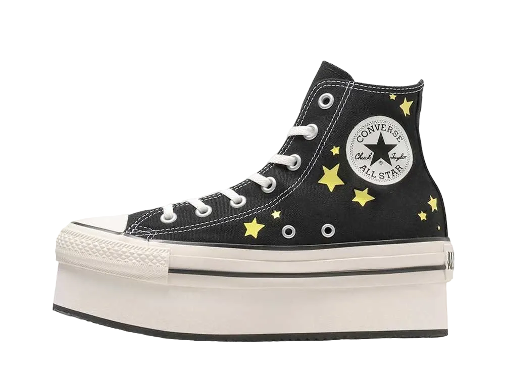 The Powerpuff Girls × Converse Women's All Star Chunkyline Hi "Black"