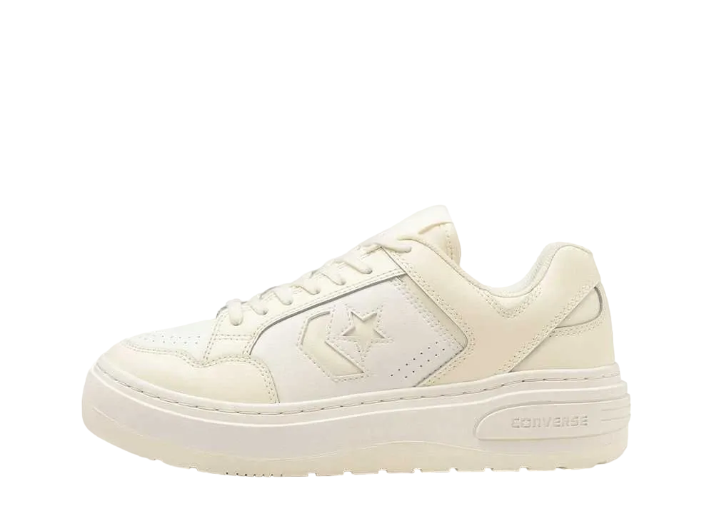 コンバース ウィメンズ ウエポン PLTS OX "オフホワイト/クリーム"
