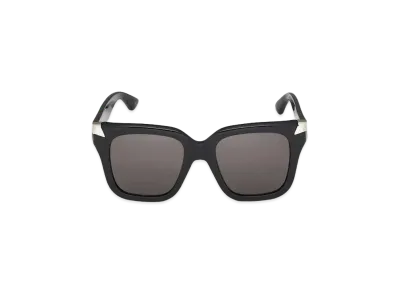 Alexander McQUEEN Punk Rivet Oversized Sunglasses "Black"