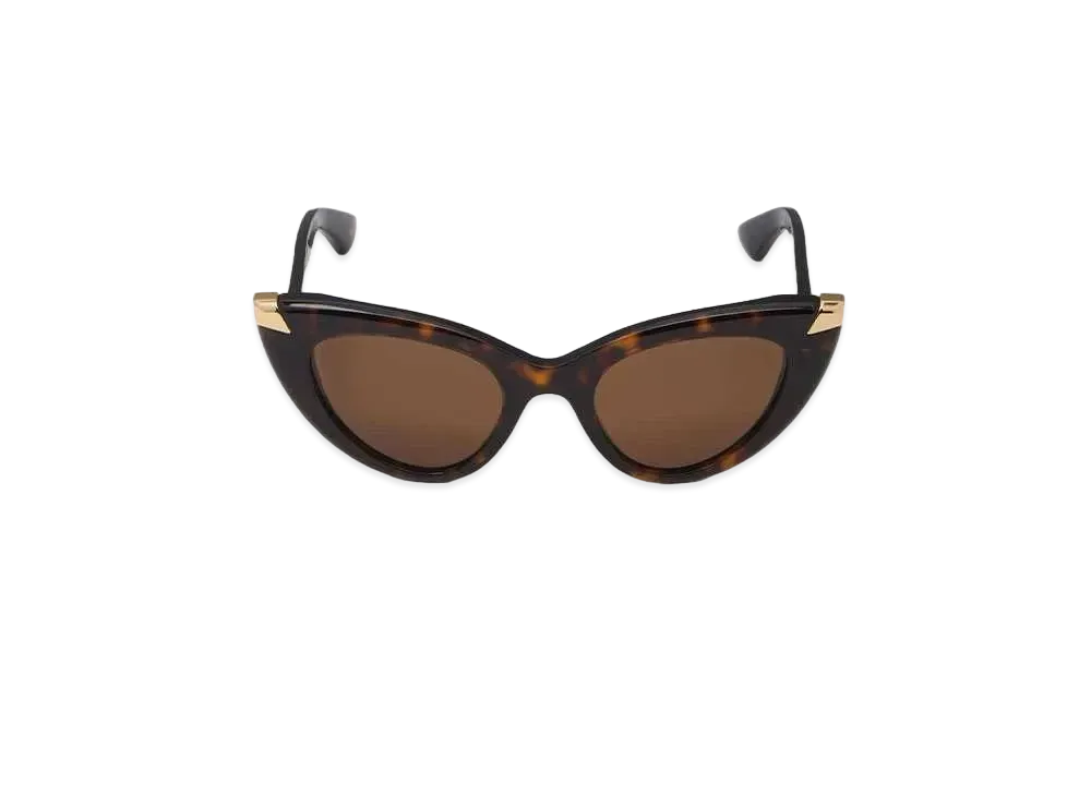 Alexander McQUEEN Punk Rivet Cat Eye Sunglasses "Brown"