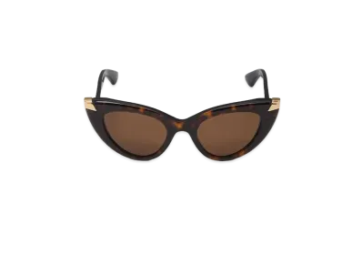 Alexander McQUEEN Punk Rivet Cat Eye Sunglasses "Brown"