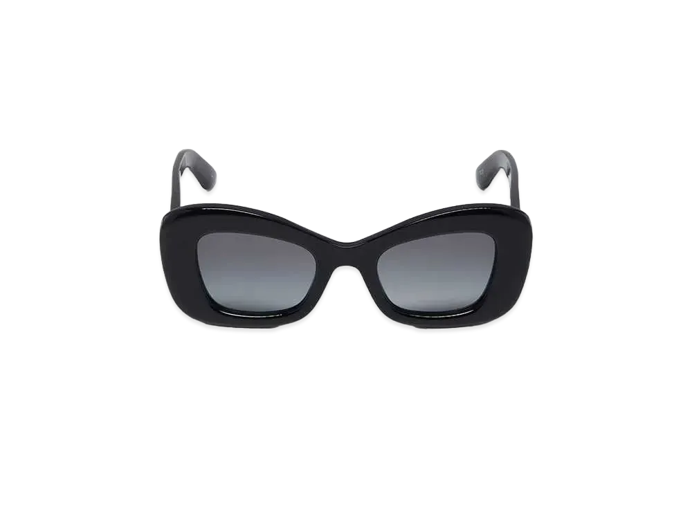 Alexander McQUEEN Bold Cat Eye Sunglasses "Black"