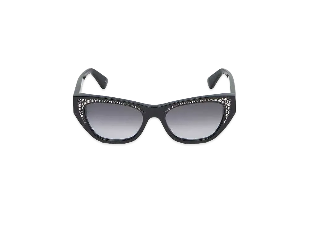 Alexander McQUEEN Pave Jeweled Sunglasses "Black"