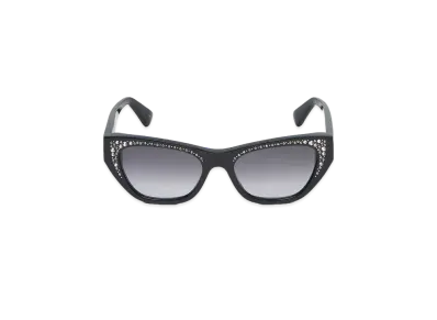 Alexander McQUEEN Pave Jeweled Sunglasses "Black"