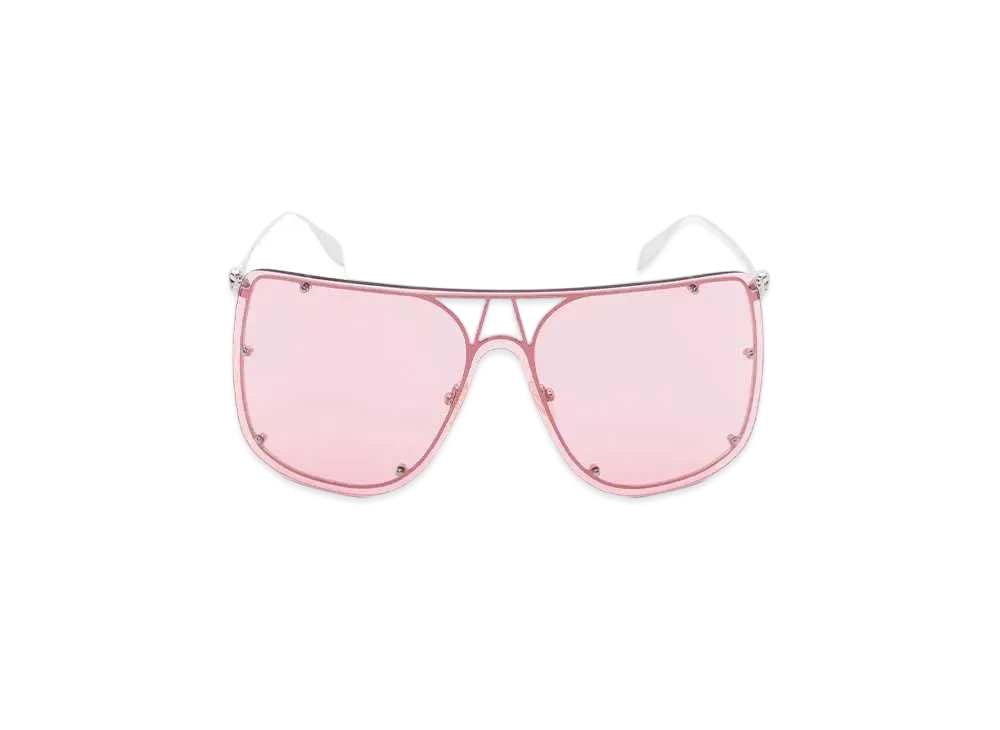 Alexander McQUEEN Skull Mask Sunglasses "Silver"