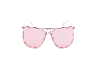 Alexander McQUEEN Skull Mask Sunglasses "Silver"