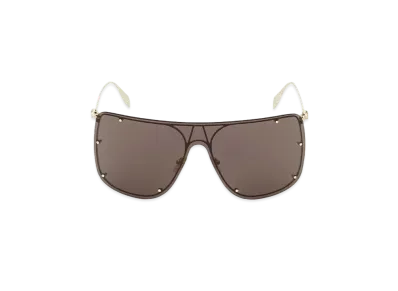 Alexander McQUEEN Skull Mask Sunglasses "Gold"