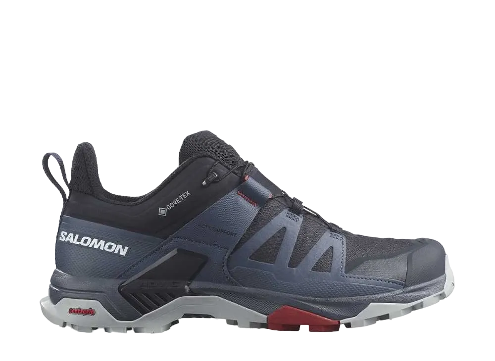 サロモン X ウルトラ4 ゴアテックス "カーボン/ベーリングシー/パールブルー"