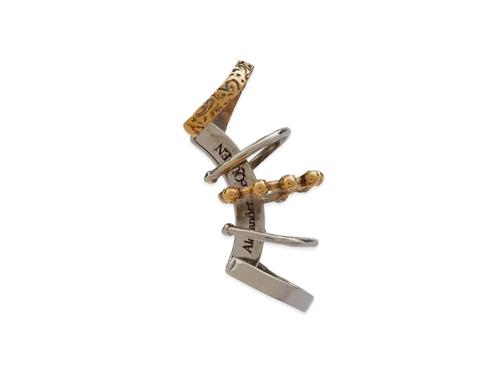 Alexander McQUEEN Punk Ear Cuff "Silver"