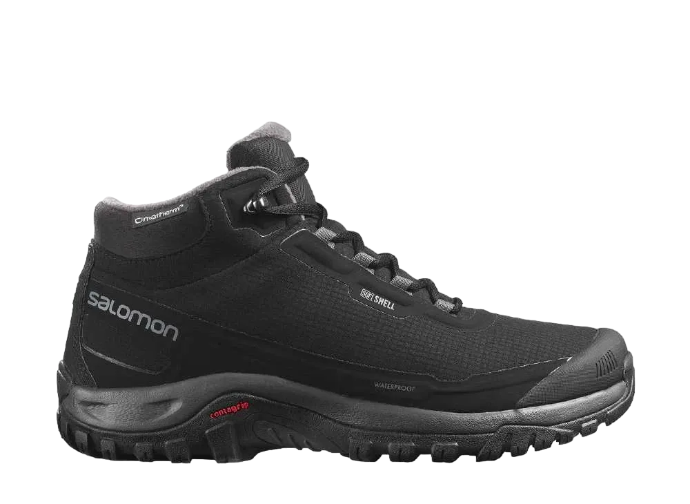 サロモン シェルター クライマサロモン ウォータープルーフ "ブラック/エボニー"